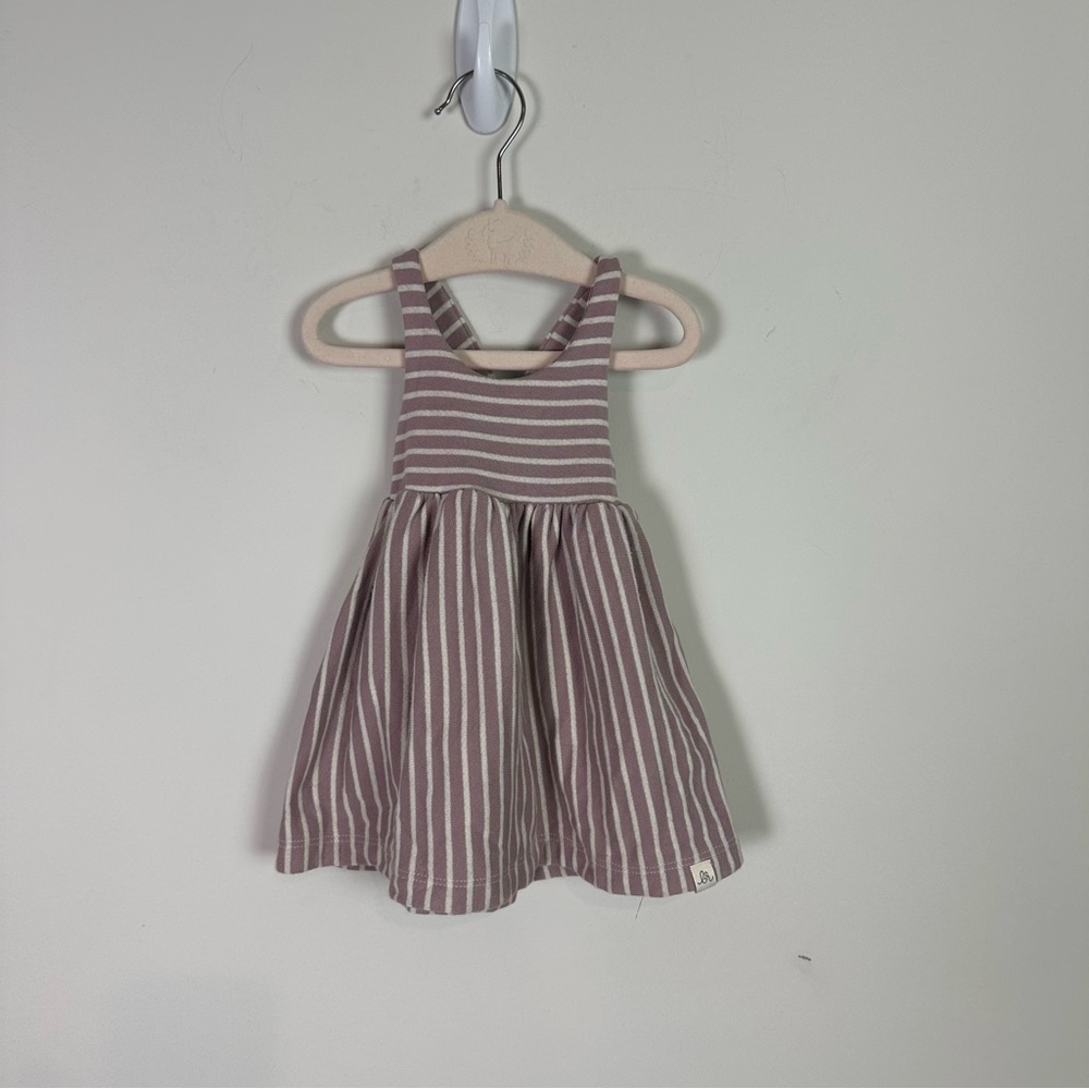 Lulu + Roo Baby Girls Stripe Jumper Dress Size 6 to 12 Months